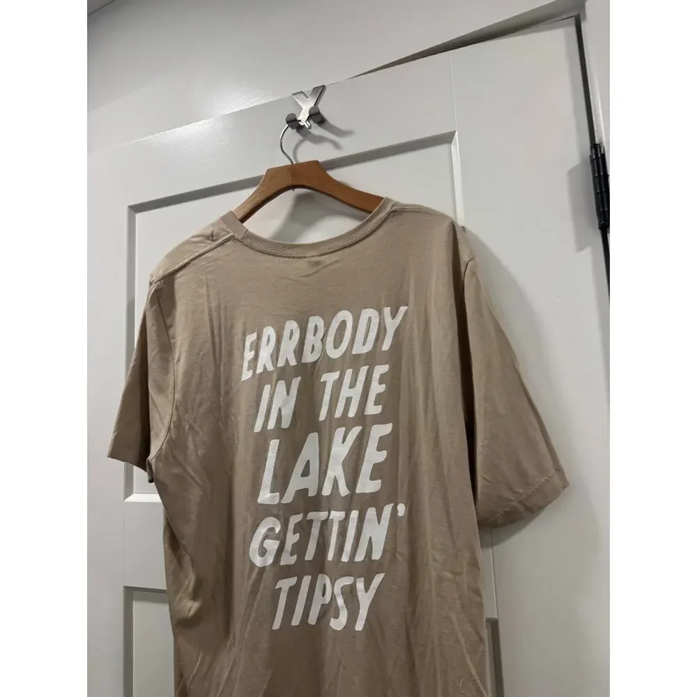 Errbody in the Lake Gettin Tipsy Tee XL NWT - Picture 3 of 6